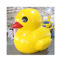 Piscine gonflable en forme de canard jaune, flotteur d'extérieur pour usage Commercial, 5M, nouveauté