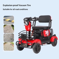 Nouveau Quadricycle Électrique Style Loisirs pour Personnes Âgées et Enfants Handicapés - Vélo d'Assistance à Propulsion Électrique avec Moteur 650W