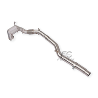Downpipe Knalpot OEM High Flow dengan Sambungan Fleksibel untuk Audi S3 8V 2.0T 2019-2024 SS304 Kompatibel OPF Peningkatan Performa Mobil