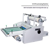 Plastifieuse semi-automatique électrique VC370 A3/A4 avec rouleaux chauffants en acier, largeur maximale 340 mm, double tension 110V/220V