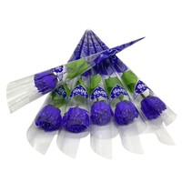 Savon en forme de fleur de carnation multicolore pour la fête des mères, rose unique, cadeau pour la Saint-Valentin, bouquet de savon, décoration pour la maison