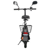 EEC Sertifikalı 500W 48V 13Ah 40km/s TWOFISH M5 PRO-E Elektrikli Scooter 30km Menzil 12 inç Lastikler, Koltuk ve Arka Sepetli