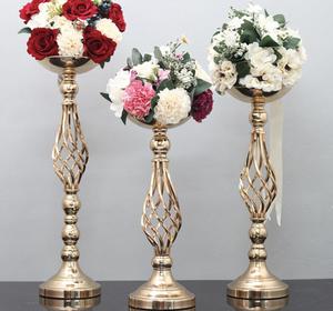 Accesorios de decoración de escena de boda, floristería, camino, soporte de flores, centros de mesa, jarrón, arreglo, accesorios de celebración de boda - Product Image 4