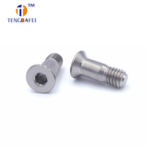 สกรูไทเทเนียมอัลลอยด์รูปหกเหลี่ยม TENGDAFEI M5 เกลียวเต็ม TC4 สำหรับกล่องเกียร์จักรยาน - Product Image 1