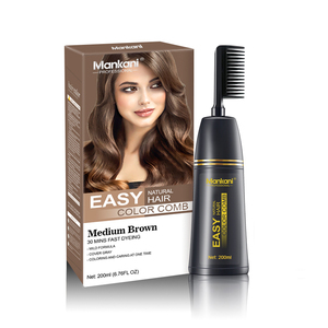 Crema para teñir el cabello permanente sin amoníaco de Grado Superior OEM 200ml-Cubre canas y color duradero para todo tipo de cabello para uso doméstico - Product Image 2