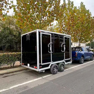 Remolque de Baño Móvil Moderno de Acero de 20 pies/40 pies Personalizado con Dormitorio, Baño y <span class=keywords><strong>Ducha</strong></span>, Unidad Portátil para Eventos al Aire Libre - Product Image 1