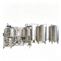 Système de brassage artisanal électrique 500L 2V, efficace, en acier inoxydable de qualité supérieure, à vendre