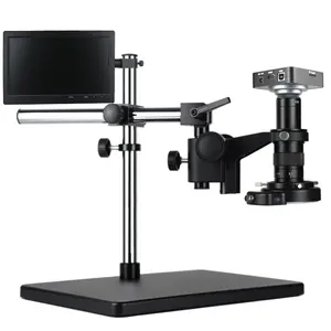 2K 48MP 1080P HD USB顕微鏡カメラ120X-300X Cマウントレンズ工業用電子デジタル顕微鏡修理はんだ付け用 - Product Image 1