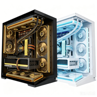 The Cheapest DIY Affordable Ryzen 5 5500 Gaming PC GTX1060 6GB RGB Desktop Computer 512GB NVMe SSD Panoramic Glass Case