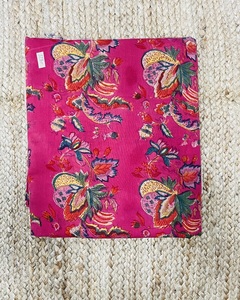 Hermosa Tela Estampada a Mano con Arte Indio de Color Rosa, 100% Algodón, Decoración para el Hogar, Mejor Precio - Product Image 3