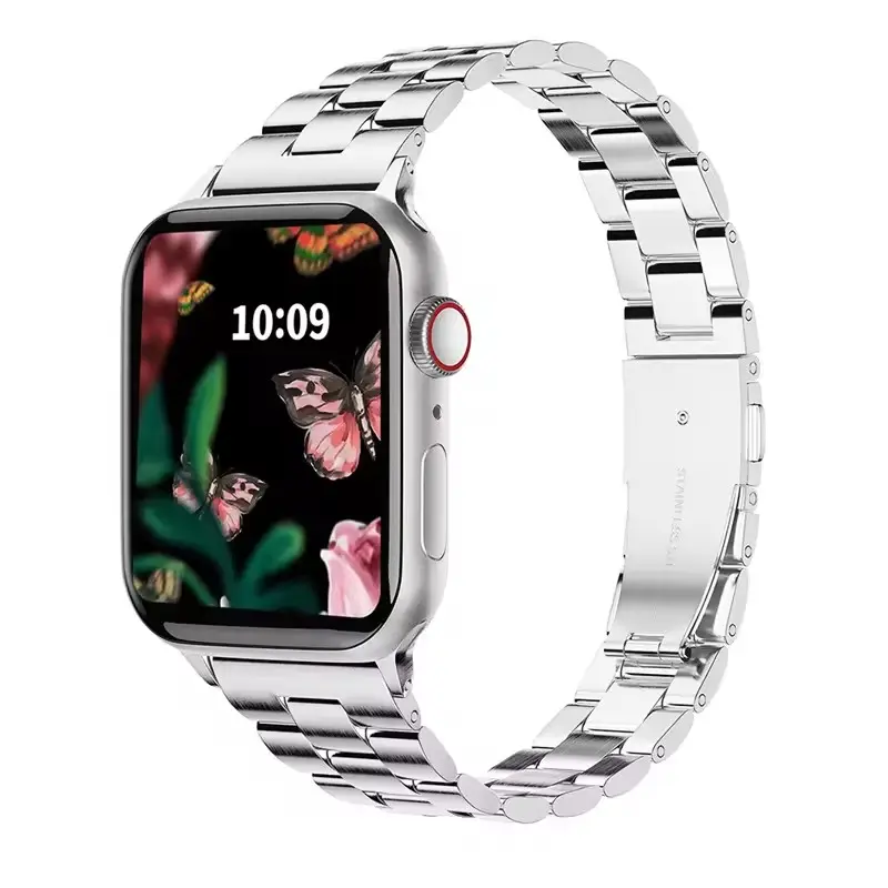 Newly designed metal bracelet applied to smart Huawei Samsung Apple watch strap, phone case, tempered film charger