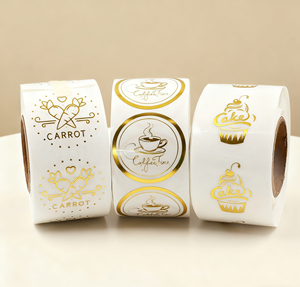 Tem nhãn decal nhựa vinyl trong suốt, tròn, có thể bóc, tùy chỉnh logo cá nhân - Product Image 5