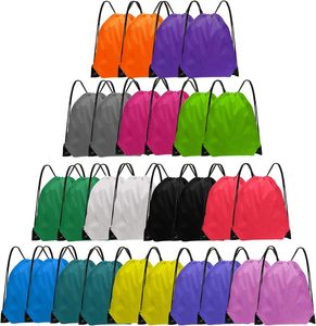 Sacs à cordon en polyester et nylon promotionnels en gros – Sacs à dos et sacs à cordon pour le shopping - Product Image 1