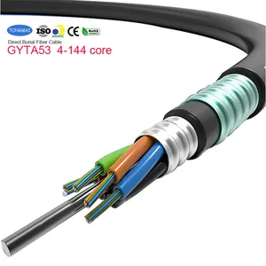 GYTA53直埋户外松管绞合多144芯水下光缆光纤厂家价格