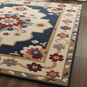 Classic Pattern Area Rug Floral Design Hand Tufted Carpet for Living Room Bedroom Soft Durable Decorative Home <b>Floor</b> <b>Cover</b> Rug - Product Image 1