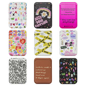 Porte-cartes magnétique en cuir PU pour iPhone 17 16 15 14 <span class=keywords><strong>Pro</strong></span> Max, design portefeuille magnétique, impression UV du logo - Product Image 6