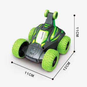 Auto mit 2024 Kinderdistanzsteuerung drehen aufrecht 360 Grad umdrehen Funksteuerung Spielzeug 4CH Flip Tumbling RC Stunt-Auto mit Licht
