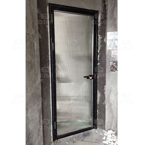 Ouverture <span class=keywords><strong>de</strong></span> <span class=keywords><strong>porte</strong></span> <span class=keywords><strong>de</strong></span> salle <span class=keywords><strong>de</strong></span> bain/toilette M366, <span class=keywords><strong>porte</strong></span> d'entrée moderne en Aluminium et <span class=keywords><strong>verre</strong></span> coulissant, en alliage d'aluminium - Product Image 4