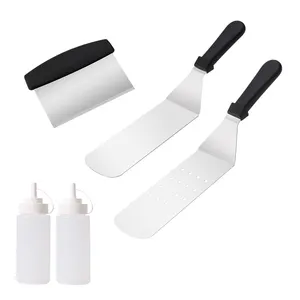 Roasting Utensils Travel Camping Easy Carrying Easily Cleaned Stainless Steel BBQ Kitchen Gadgets BBQ Grilling Spatula