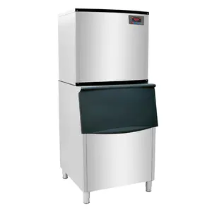 Hotel Crystal 300 kg Ice NO melt Ice Maker Machine Crescent Cube Moon Ice Machine For Hotel/Milk Tea/Bar