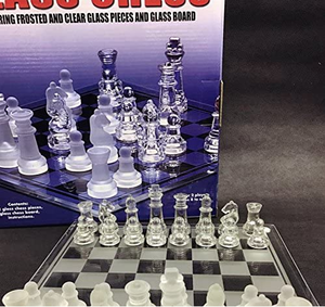 Exquisito Juego de Ajedrez de Cristal Sólido de 10 x 10 Pulgadas con Espejo de Cristal, Regalo de <span class=keywords><strong>Navidad</strong></span> <span class=keywords><strong>para</strong></span> <span class=keywords><strong>Adolescentes</strong></span> - Product Image 6