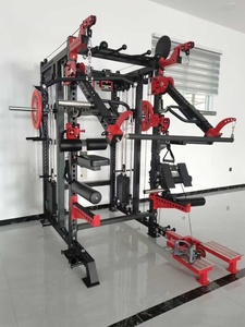 OEM Aceptable Multifuncional Smith Training Squat Rack Pin Cargado/placa Cargado Multi Training Gym Equipment - Product Image 5