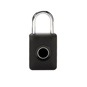 जस्ता मिश्र धातु स्मार्ट फिंगरप्रिंट लॉक सामान, एल्यूमीनियम दरवाजे, गेट और भंडारण अलमारियाँ के लिए क्लाउड-कीलेस सुरक्षा पैडलॉक - Product Image 2