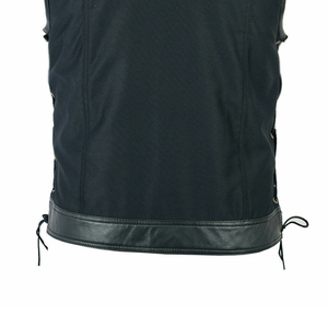 Gilet en cuir décontracté personnalisé pour homme, hiver, 100% haute qualité, respirant, séchage rapide, col montant, poches, vêtement d'extérieur, service OEM - Product Image 3