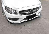 Spoiler de pare-chocs avant, accessoires extérieurs, lèvre de pare-chocs avant, kit carrosserie pour Mercedes Classe C W205 2015-2018