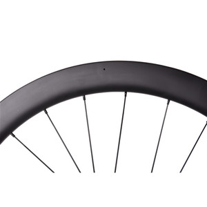 Jeu de roues en fibre de carbone 700C Road 50/58mm Hauteur du cadre <span class=keywords><strong>25mm</strong></span> Largeur extérieure 6 griffes Hub120 Sound Disc Brake Wheel Set - Product Image 3
