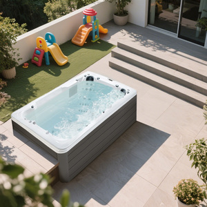Bain à remous en acrylique pour 10 personnes avec jets d'hydromassage et baignoires de spa Balboa System - Product Image 5