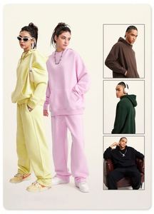 H5415 Custom Printing Embroidered 385 Grams Cotton Blends <b>Fleece</b> <b>Liner</b> Women's Men's Hoodies - Product Image 2