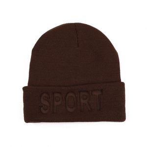 Winter Trendy Women Men Warm <b>Hat</b> Knitted Beanie <b>Hat</b> With Embossed Sports Logo - Product Image 6