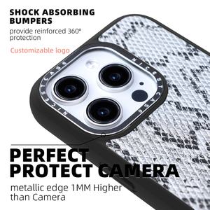 Étuis de téléphone en cuir PU avec protection contre les chutes 3M pour iPhone 15 Pro, étui de téléphone en TPU pour iPhone 16 15 14 13 Pro Max - Product Image 4
