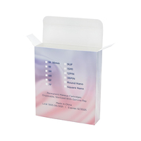 Boîte pliable écologique pour lingettes démaquillantes, emballage personnalisé avec dégradé artistique et pelliculage mat, boîte cosmétique