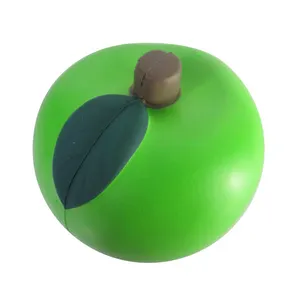 2022 bola do estresse personalizado tipo material da espuma do pu da forma da apple bola do estresse