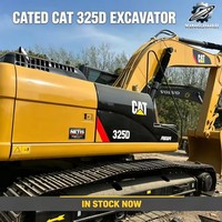 Excavatrice sur chenilles Caterpillar 325D, 25 tonnes, de taille moyenne, moteur Cat C7 ACERT, d'occasion, construction américaine