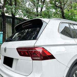 Para VW <span class=keywords><strong>Tiguan</strong></span> MK2 2017 2018 2019 2020 2021 2022 2023 coche ventana trasera alerón lateral Canard Canards divisor pegatinas - Product Image 6