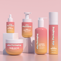 Cosmétiques dégradés recyclé shampooing mousse pompe bouteille 200ml personnalisé lavage du visage savon emballage mignon forme ronde nettoyage des cils