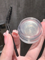 SHAQINUO Crème Teintée Stéréoscopique pour Sourcils à Séchage Rapide et Longue Durée, Savon Coiffant pour Sourcils avec Brosse
