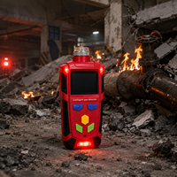 Détecteur de gaz O2 EX avec pompe d'aspiration, alarme 3 voies, vibration visuelle, antidéflagrant, étanche, anti-poussière, auto-étalonnage