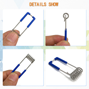 Resortes para luces empotradas, accesorio de iluminación led, clip de resorte en espiral de metal personalizado, foco de alambre de acero de inyección, resorte de torsión fijo - Product Image 4