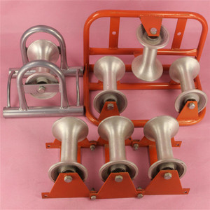 Duy nhất/Ba rãnh cáp ròng rọc bánh xe cho dây treo tường ròng rọc cáp bánh xe Hệ thống u loại khối Cáp con lăn - Product Image 3