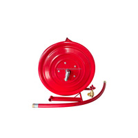 Meilleur prix 20m/25m enrouleur de tuyau d'incendie rétractable en rouge | Top équipement et accessoires de lutte contre l'incendie