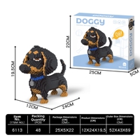 Blocs de construction en plastique pour animaux de compagnie les plus vendus - 800 pièces - Mini briques d'animaux mignons - Puzzle à assembler soi-même - Cadeau pour les enfants et les amoureux des animaux