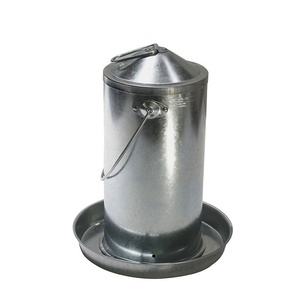 Équipement de ferme avicole Abreuvoirs de volaille de poulet en acier <span class=keywords><strong>galvanisé</strong></span> 9L <span class=keywords><strong>Abreuvoir</strong></span> automatique de volaille <span class=keywords><strong>Abreuvoir</strong></span> de poulet robuste - Product Image 5