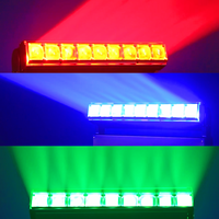 Yinuo Projecteur LED RVBW 9*40W à contrôle 500W, Wash Beam et Moving Head, pour scène, club, concert, fête, DJ