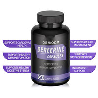 Extrait de berbérine personnalisé pour améliorer l'immunité, capsules de fibres alimentaires pour la santé des adultes, qualité alimentaire