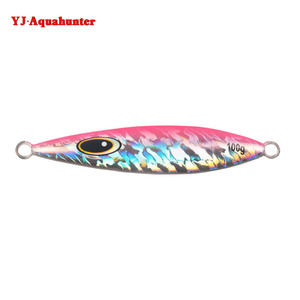 Señuelo de pesca de aguas profundas de 100 g, señuelo de jigging con peso de plomo para macarela y macarela española, cebo de fondo luminoso con láser de movimiento lento - Product Image 4