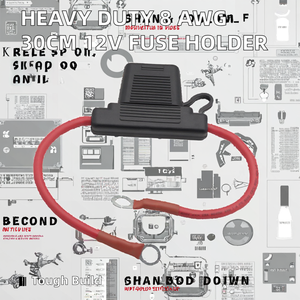 Nhiệm vụ nặng nề nội tuyến 8 máy đo 30cm 12V cầu chì chủ với 100A maxi cầu chì vật liệu đồng - Product Image 2